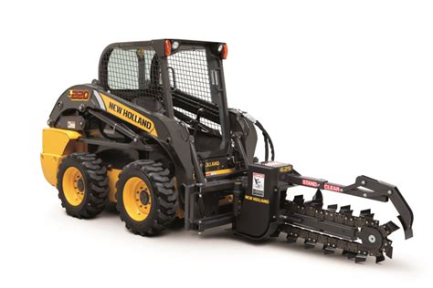 new holland skid steer trencher attachment|new holland grapple attachment.